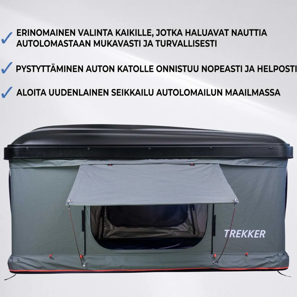 Auton kattoteltta Trekker Hut M, eri värejä