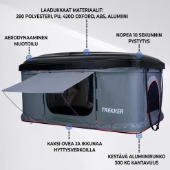 Auton kattoteltta Trekker Hut M, eri värejä