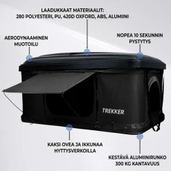 Auton kattoteltta Trekker Hut M, eri värejä