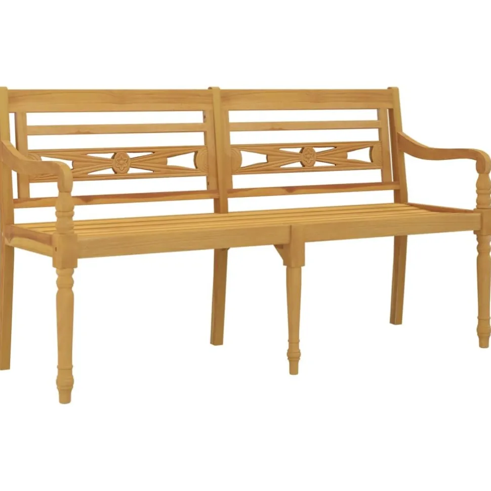Batavia-penkki 150 cm, tiikkiä