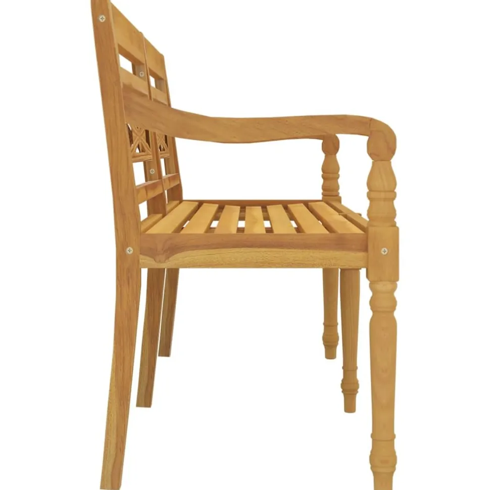 Batavia-penkki 150 cm, tiikkiä