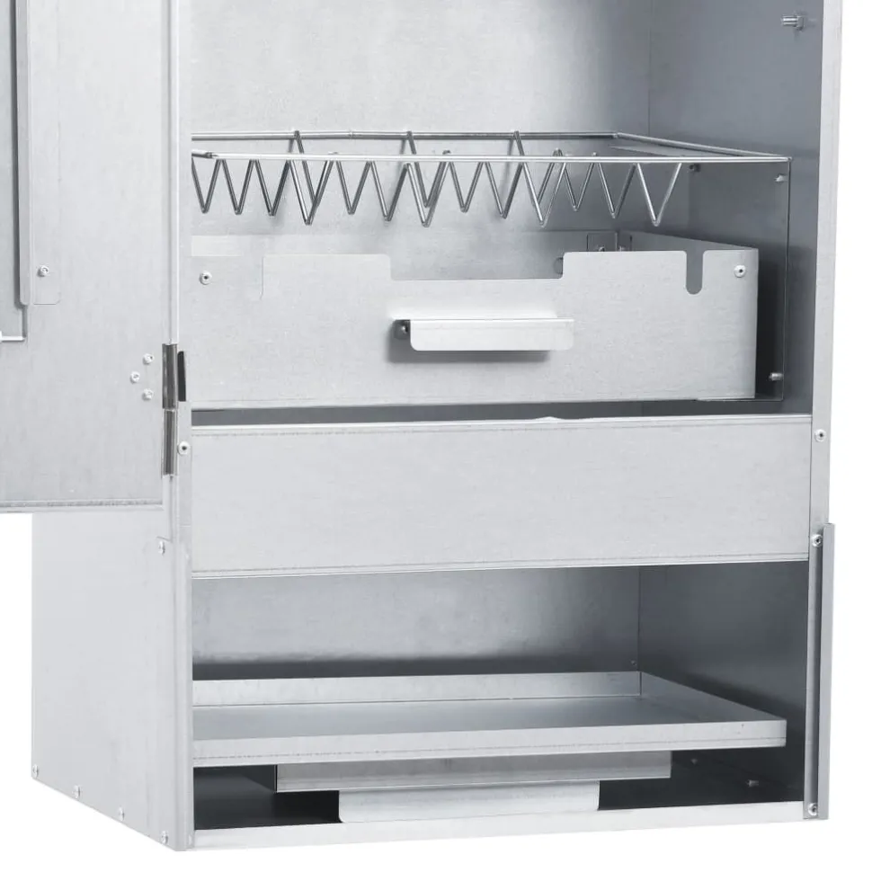 BBQ-uunisavustin ja 1 kg puulastuja 44,5 x 29 x 83 cm
