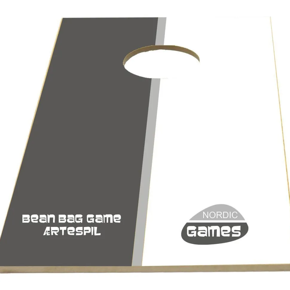 Bean bag- peli Nordic Games, 2 pelilautaa ja 8 hernepussia