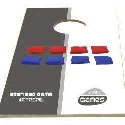 Bean bag- peli Nordic Games, 2 pelilautaa ja 8 hernepussia