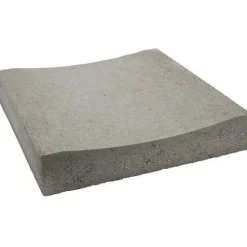 Betonikourulaatta Rudus 418x420x80 mm sileä harmaa