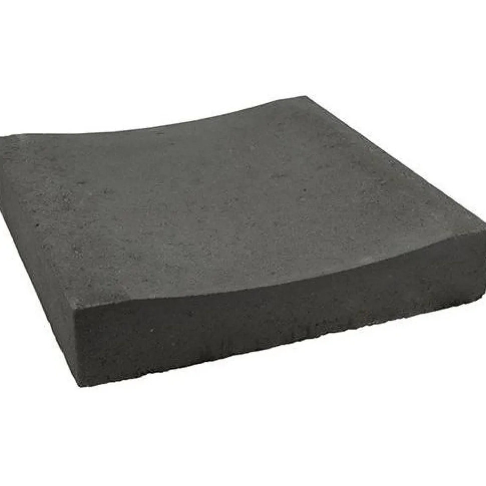 Betonikourulaatta Rudus 418x420x80 mm sileä musta