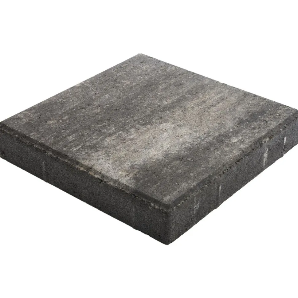 Betonilaatta Lakka Auroralaatta 405 400 x 400 x 50 mm mustavalkoinen