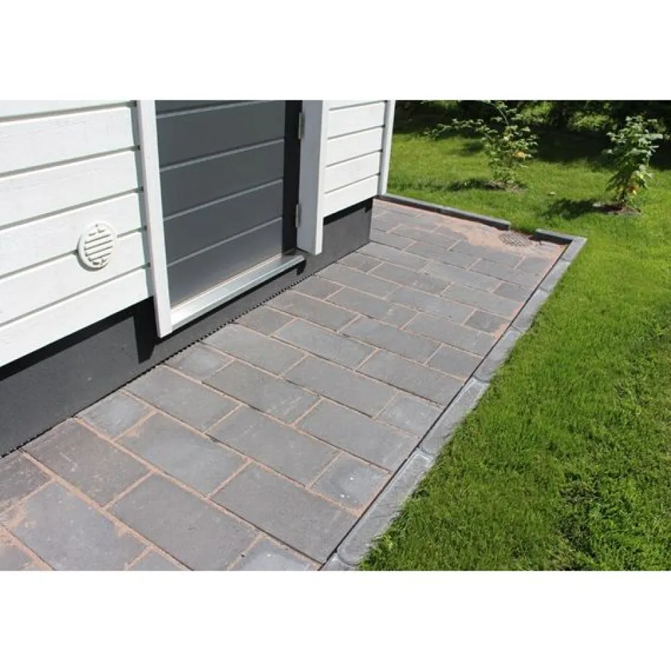 Betonilaatta Rudus 418x208x80 mm sileä harmaa