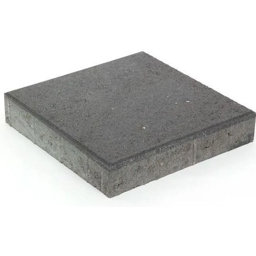 Betonilaatta Rudus 418x418x80 mm sileä musta