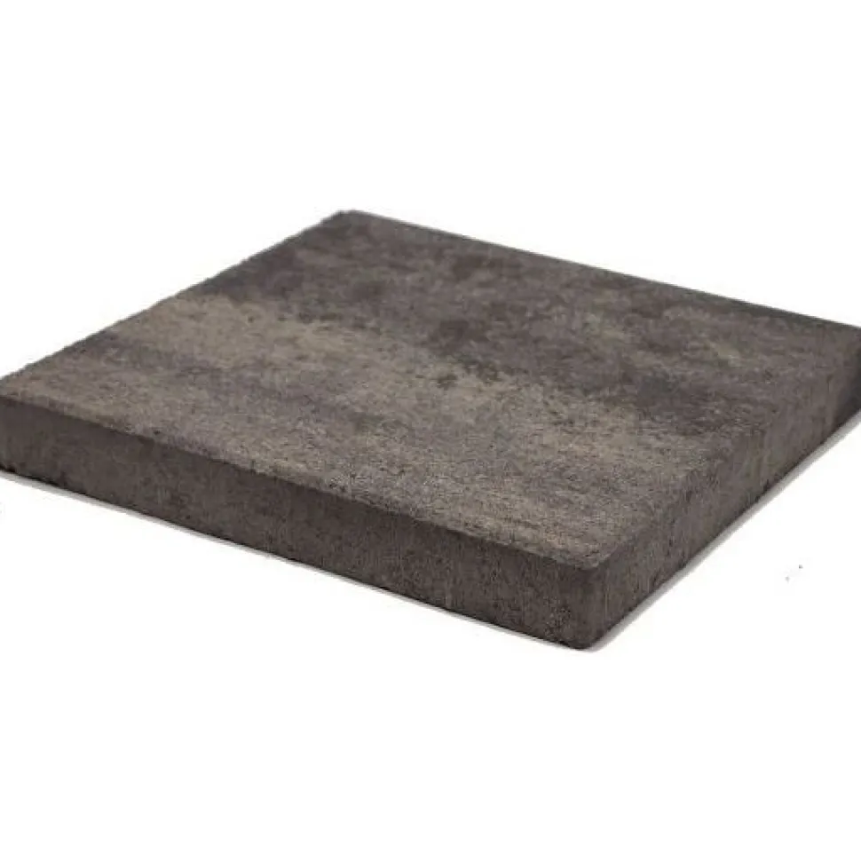 Betonilaatta Rudus 398x398x50 mm sileä mustaharmaa