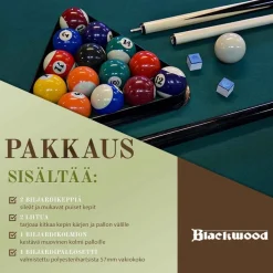 Biljardipöytä Blackwood Official 8' eri värejä