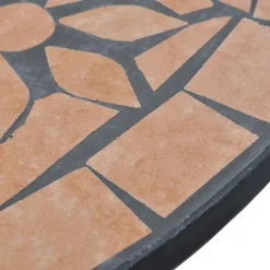 Bistropöytä 60 cm terrakotta mosaiikki