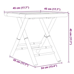 Bistrosarja 3-osainen bambu (78524)