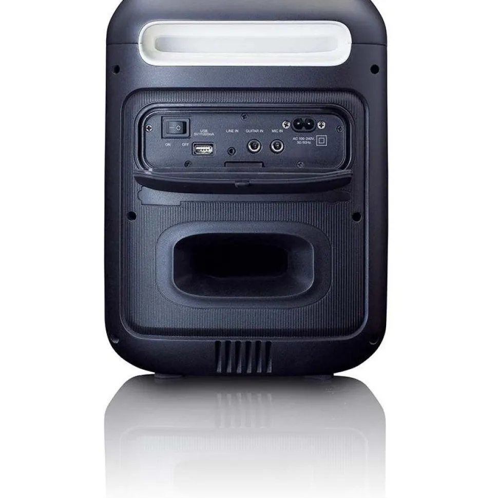 Bluetooth-kaiutin Lenco, IPx4, 100W, langattomalla mikrofonilla