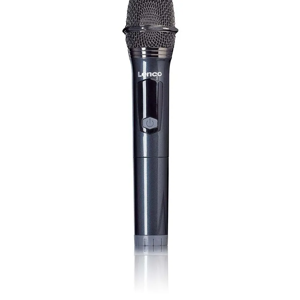 Bluetooth-kaiutin Lenco, IPx4, 100W, langattomalla mikrofonilla