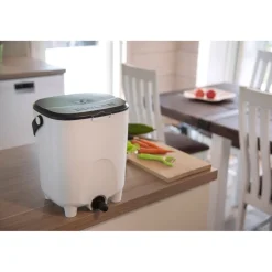 Bokashi keittiökompostori Biolan, 10l, valkoinen