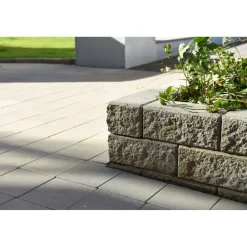 Citymuurikivi Lakka lohko/sileä 360x180x150 mm harmaa