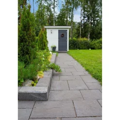 Citymuurikivi Lakka lohko/sileä 360x180x150 mm musta