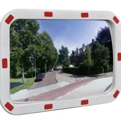 Convex liikennepeili heijastimilla suorakaide eri kokoja