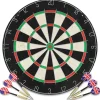 Darts-taulu ja 6 tikkaa, sisal