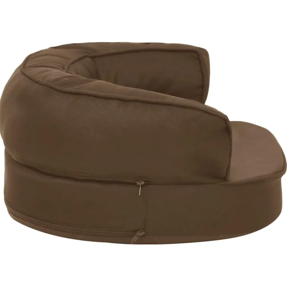 Ergonominen koiranpeti 60x42 cm ruskea