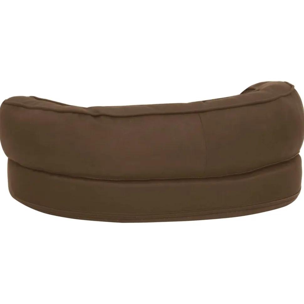 Ergonominen koiranpeti 60x42 cm ruskea