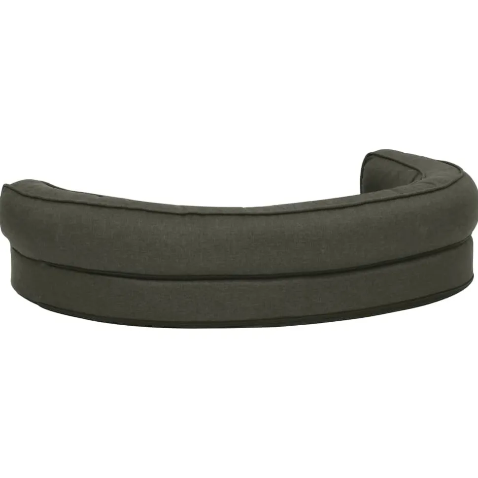 Ergonominen koiranpeti 60x42 cm ruskea