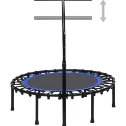 Fitness trampoliini kahvalla 102 cm