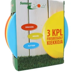 Frisbeegolf kiekkosetti Summer Sport 3 kiekkoa