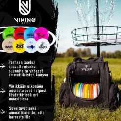 8 frisbeegolfkiekon setti Viking Discs Ground Set