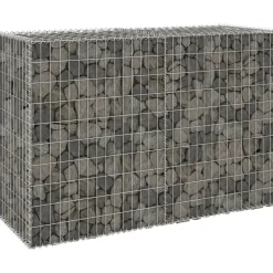 Gabion-kivikori kansilla galvanoitu teräs 150x60x100 cm