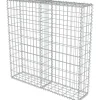 Gabion-kivikori kansilla galvanoitu teräs 100x20x100cm