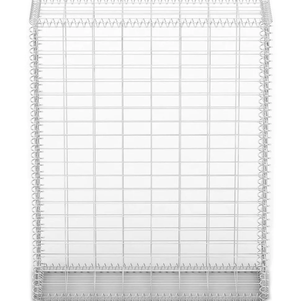 Gabion/kivikori kansilla galvanoitu vaijeri 100x80x30cm