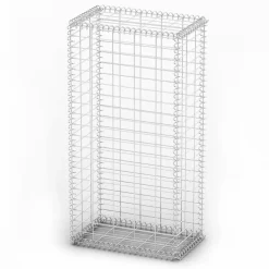 Gabion/kivikori kansilla galvanoitu vaijeri 100x50x30cm