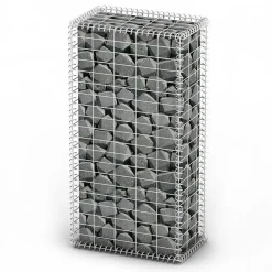 Gabion/kivikori kansilla galvanoitu vaijeri 100x50x30cm