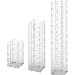 Gabion-/kivikorisarja 3kpl galvanoitu vaijeri eri kokoja