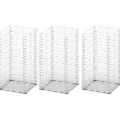 Gabion-/kivikorisarja 3kpl galvanoitu vaijeri 25x25x50cm