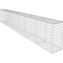 Gabionseinä kannella galvanoitu teräs 600x50x100cm