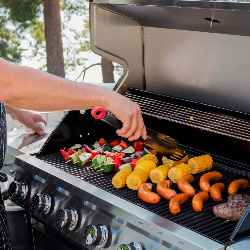 Grillivälinesetti Kobe Premium BBQ, 4-osainen, ruostumaton teräs
