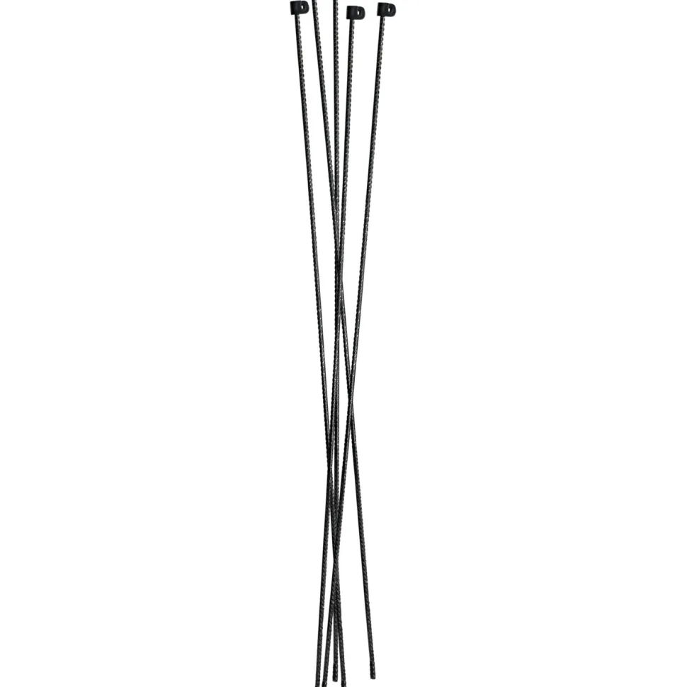 Harjaterästolppa Hortus 8mm suojus 110cm musta (25kpl)
