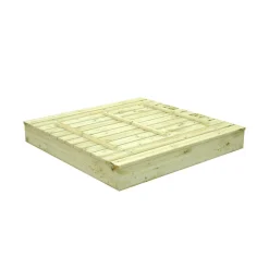 Hiekkalaatikko Palmako Sandy 16 157x157 cm kansi/penkit painekyllästetty puu