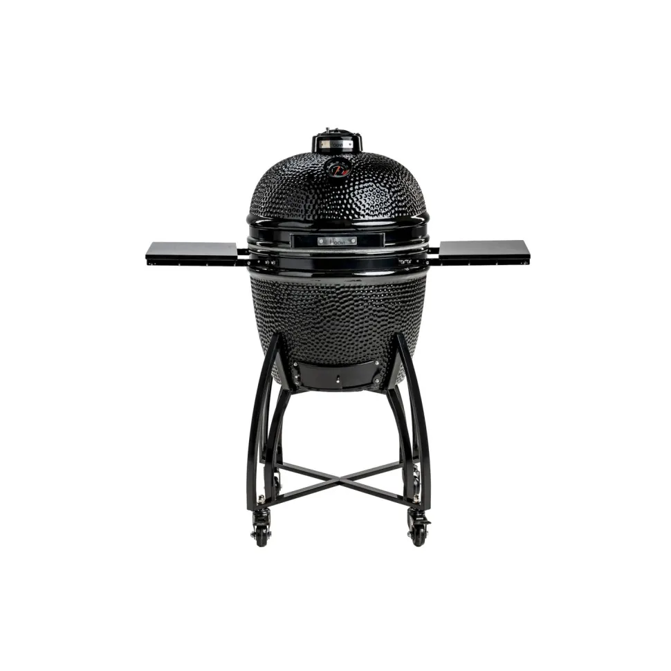 Hiiligrilli Dreamfire Hoovi Kamado Large, grillaustelineella, musta