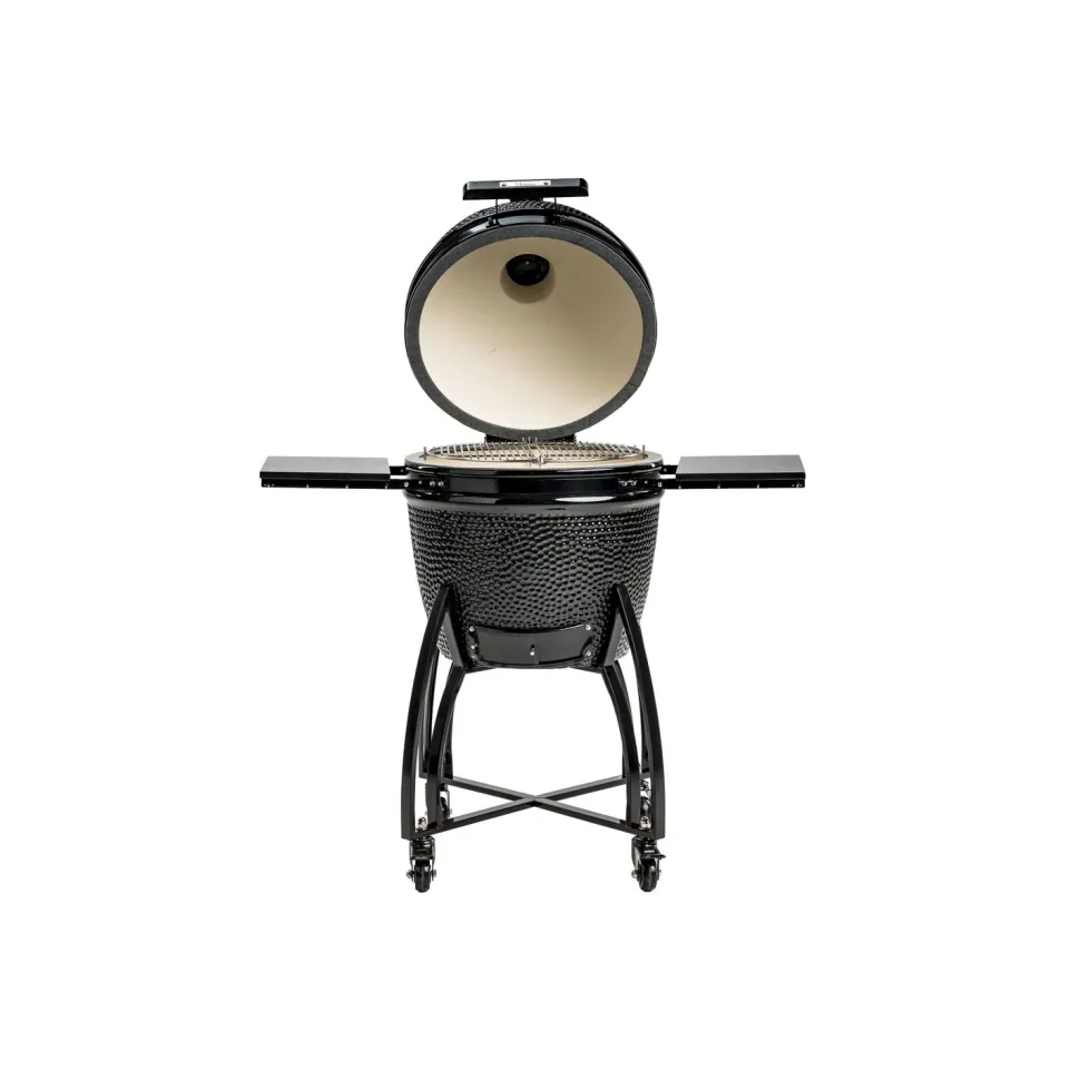 Hiiligrilli Dreamfire Hoovi Kamado Large, grillaustelineella, musta