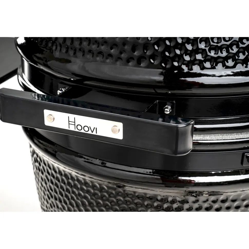 Hiiligrilli Dreamfire Hoovi Kamado Large, grillaustelineella, musta
