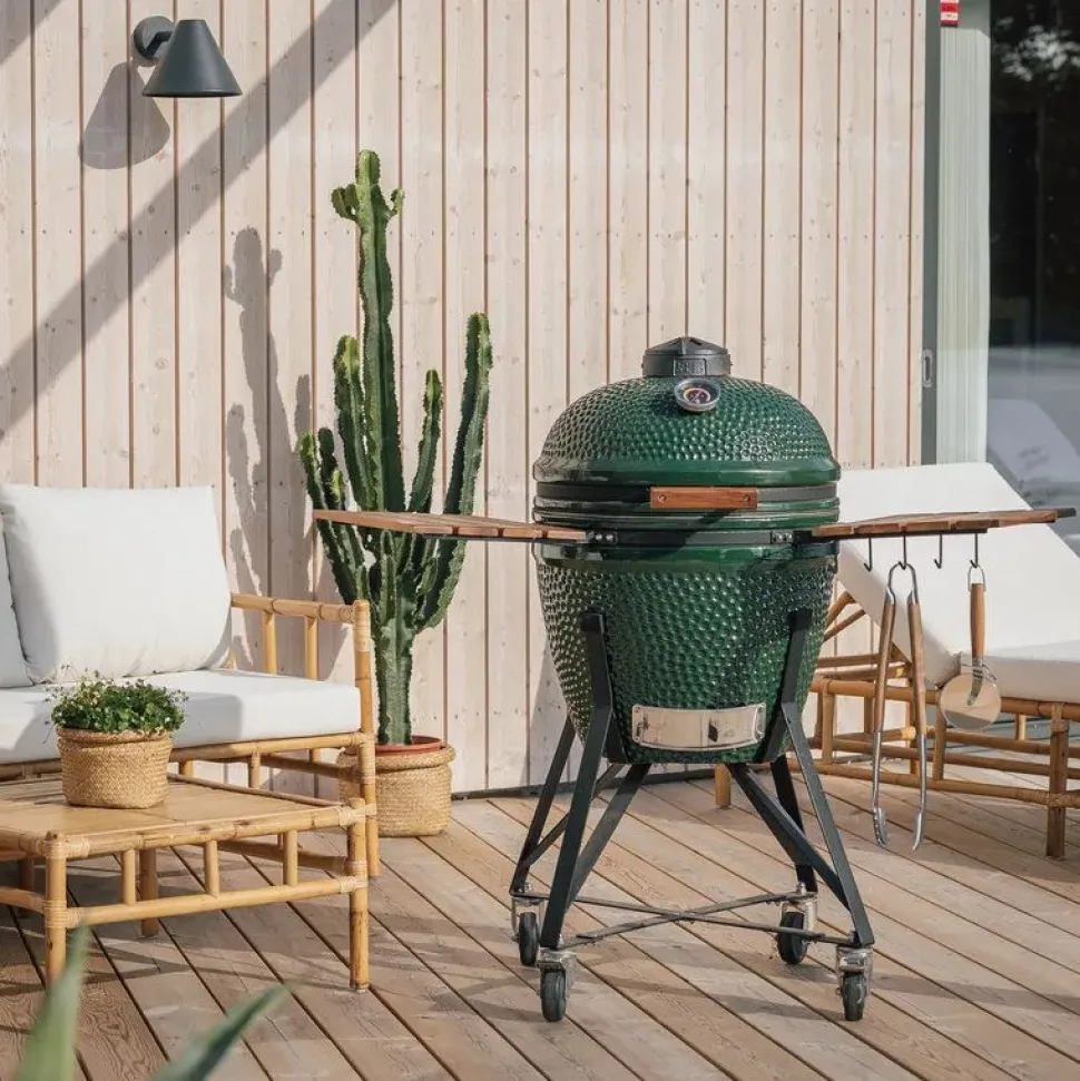 Hiiligrilli Kamado Sumo Midi 21", vihreä