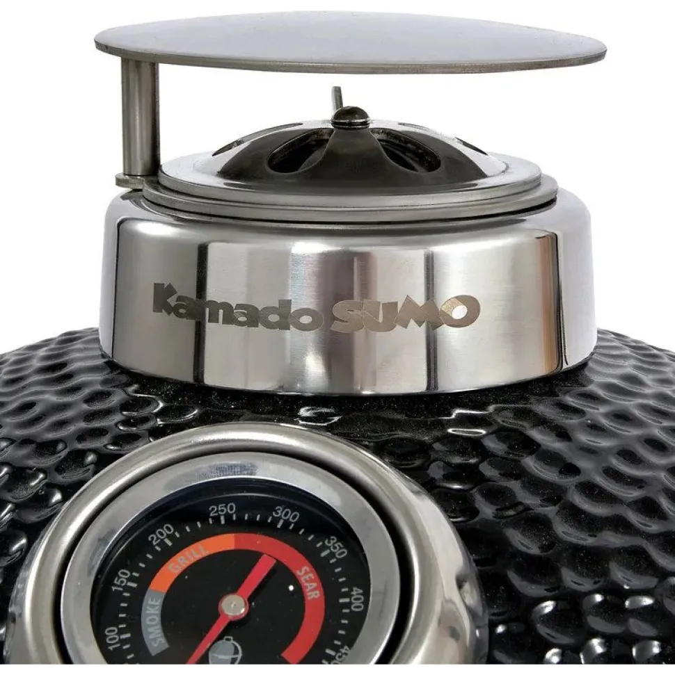 Hiiligrilli Kamado Sumo Signature Junior 15", musta