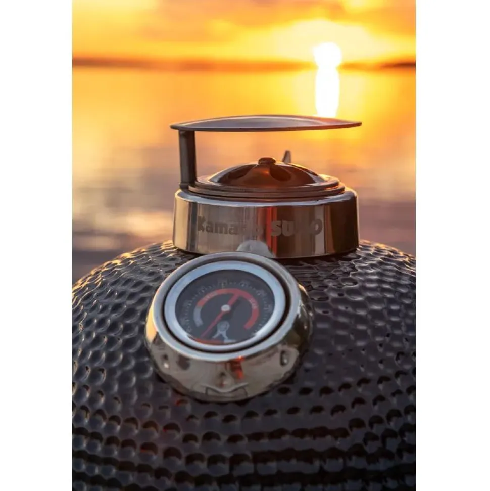 Hiiligrilli Kamado Sumo Signature Junior 15", musta