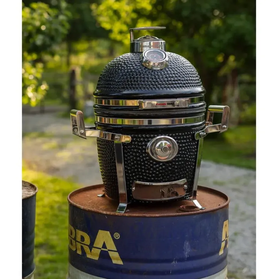 Hiiligrilli Kamado Sumo Signature Junior 15", musta
