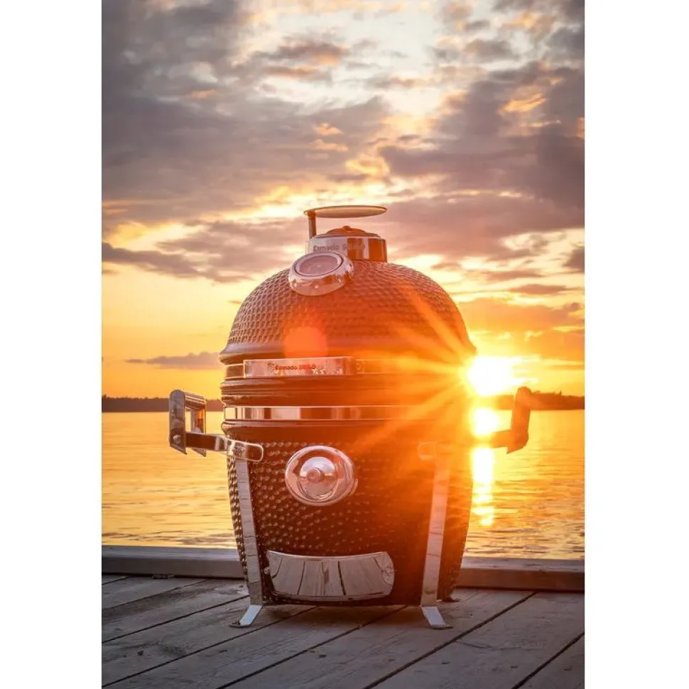 Hiiligrilli Kamado Sumo Signature Junior 15", musta