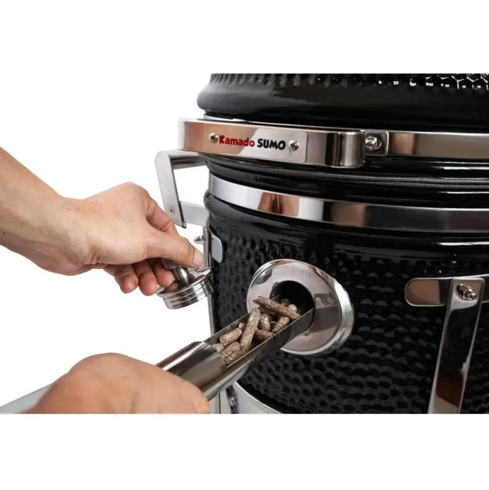Hiiligrilli Kamado Sumo Signature Junior 15", musta